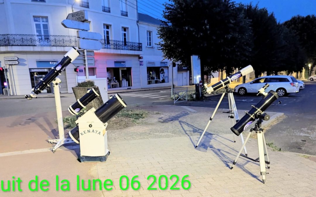 Soirée d’observation astronomique à Loudun avec Nature Ouest